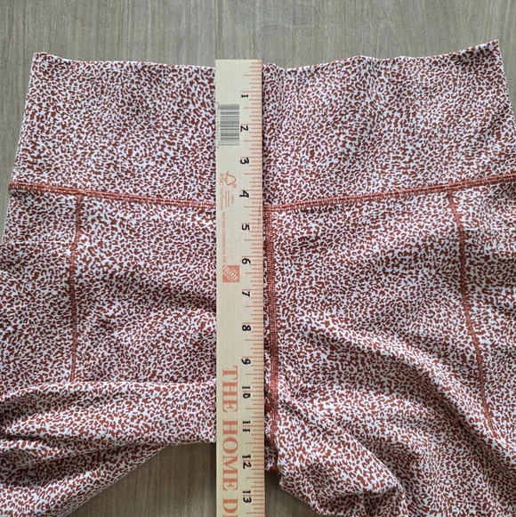 Athleta Salutation Stash Hi-Rise Leggings – Speckled Rust Print – Women’s Size L - Picture 11 of 13